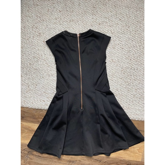 Ted Baker Fit & Flare Black Dress - Picture 4 of 6
